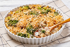 Curried broccoli and chicken casserole